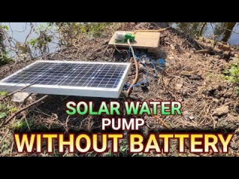 Agricultural High Pressure Solar water pump without solar or battery