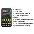 (New)i9 Voice Changer Game Live Broadcast Computer Sound Card. 