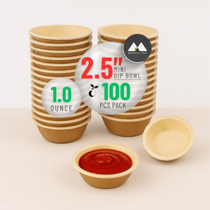 2.5%20Inch,%201Oz%20Disposable%20Palm%20Leaf%20Round%20Mini%20Dip%20Bowls%20-%20(100,%2025,%2010%20Pcs)Pack,%20Eco-Friendly%20&%20Compostable%20Like%20Bamboo,%20Perfect%20for%20Dips,%20Soy%20Sauce,%20BBQ,%20Oil%20Dipping%20&%20Finger%20Foods%20-%20Image%202