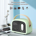 Mini Retro Bluetooth Portable Speaker With Radio , Outdoor Wireless Stereo, MP3 Player Android Support TF Card USB.