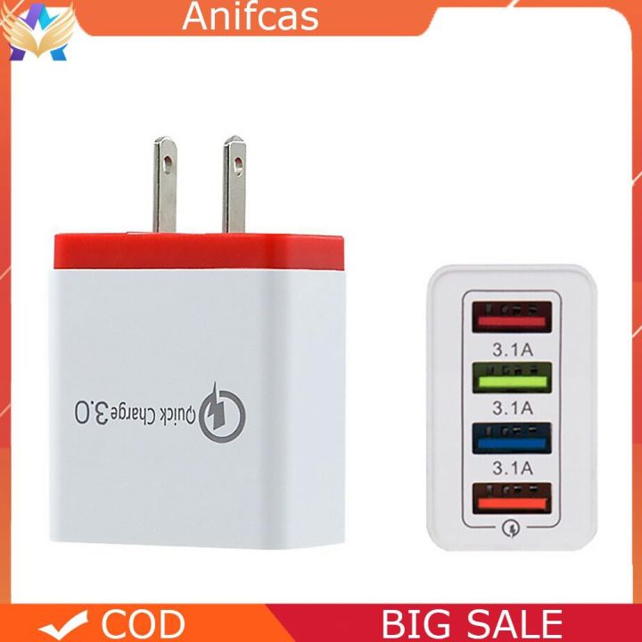 COD%204%20Ports%20USB%20Color%20Wall%20Charger%20Fast%20Charging%20Travel%20Charger%20US%20Plug%20Adapter%20-%20Image%204