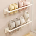 Bathroom slipper rack without punching, bathroom rack, shoe storage tool, toilet wall bracket, drainage dragon and phoenix. 