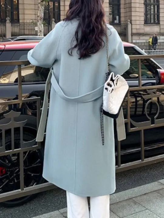Korean%20Fashion%20Women%20Casual%20Loose%20Woolen%20Coat%20Elegant%20and%20Chic%20Solid%20Outerwear%20Long%20Overcoat%20with%20Belted%20Female%20Warm%20Cloak%20-%20Image%202