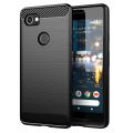 Google Pixel 2 Carbon Fiber High Quality Soft Mobile Back Cover Black Color for Google Pixel 2. 