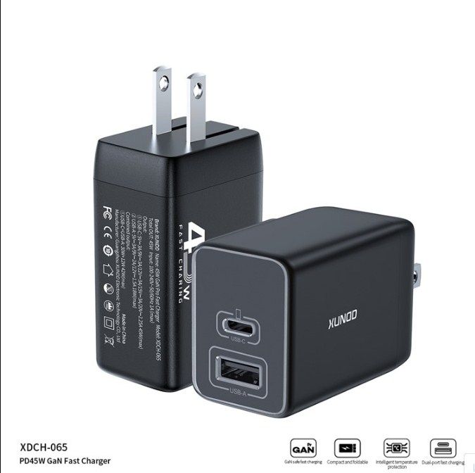 XUNDD%20XDCH-065%2045W%20GaN%20FAST%20Charger%20(1A+2C)%20Power%20Adapter%20XUNDD%2045Watt%20PD%20Gan%20Fast%20Charger%20Adapter%20Official%20Quality%20Wall%20Charger%20-%20Image%204