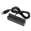 MSR90 USB Magnetic Credit Card Reader Stripe Magstripe Scanner 3Tracks ZY. 