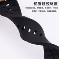 Aotelayer 20mm 22mm 24mm Sport Silicone Strap Quick Release Waterproof Rubber Bracelet Watch Band. 