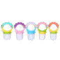 Music Rattle Teether Fresh Fruit Feeder as Kids Gift for Baby (1ps/Color Random). 