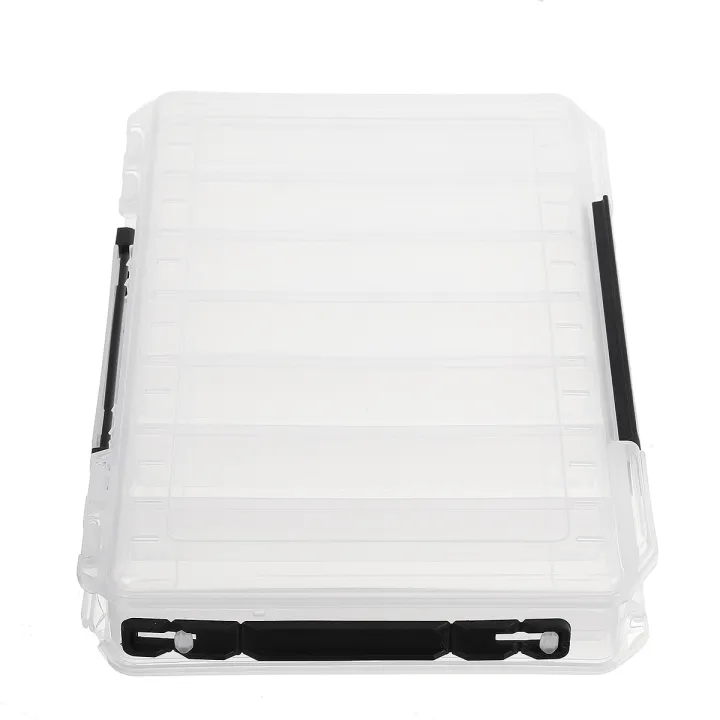 Enrich%20your%20life%20Fishing%20Lure%20Bait%20Hook%20Tackle%20Double%20Sided%20Storage%20Box%20Tan%20Case%20Clear%20Waterproof%20--%20Clear%20/%20Brown%20-%20Image%203