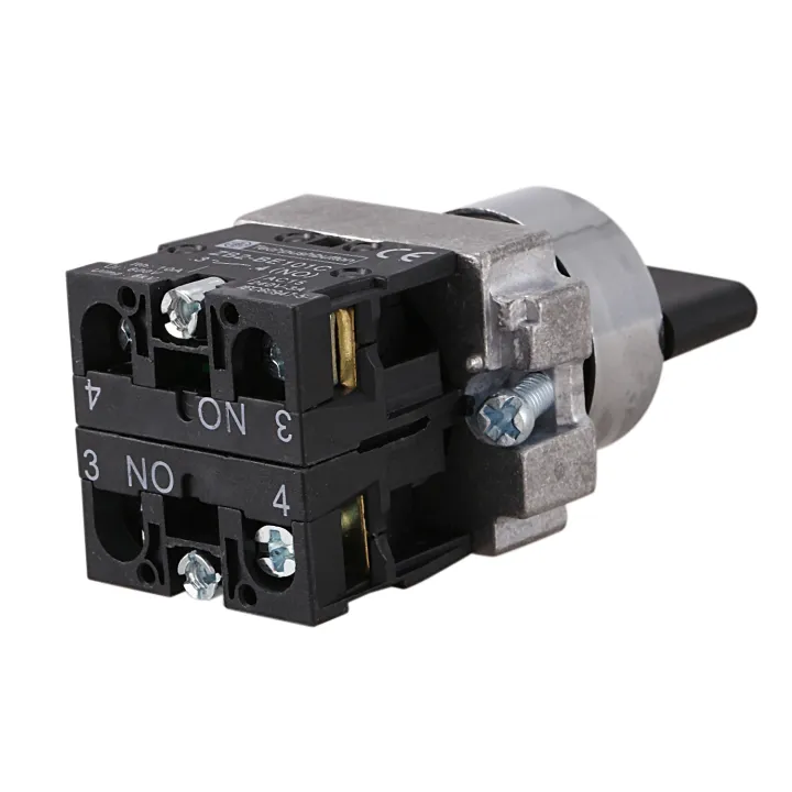 22mm%20Latching%202%20NO%203-Position%20Rotary%20Selector%20Select%20Switch%20ZB2-BE101C%20Black%20-%20Image%207
