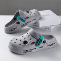 Cave shoes men wear outside the summer for couples cute home home indoor non-slip sandals for male students. 