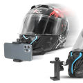 PREMIUM Helmet Chin Mobile Mount with Phone holder for Action Camera and Phone.