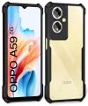 For OPPO A59 5G Edge-Reinforced Shockproof Cushion Back Clear Hybrid Transparent Hard Cover Casing. 