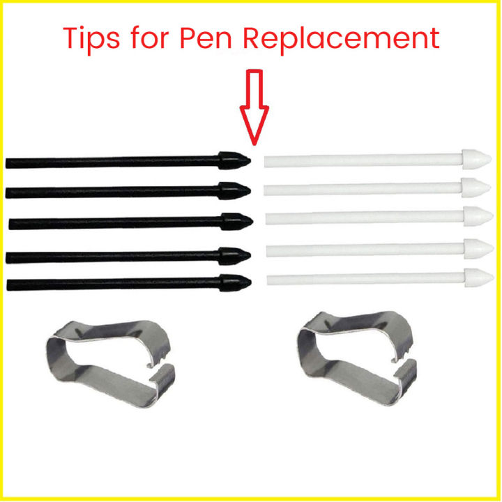 Touch%20Stylus%20S%20Pen%20Tips%20Nibs+%20Pen%20Clip%20for%20Samsung%20Tab%20S7%20S7+%20Black%20-%20Image%206