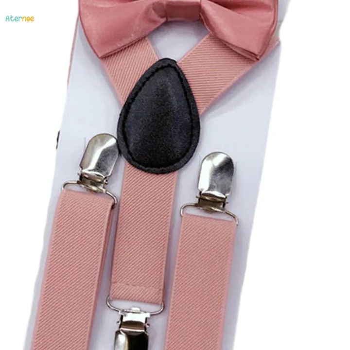 Kids%20Suspenders%20and%20Bow%20Tie%20Trendy%20Clothing%20Accessories%20with%20Clips%20Tuxedo%20Suspender%20for%20-%20Image%204