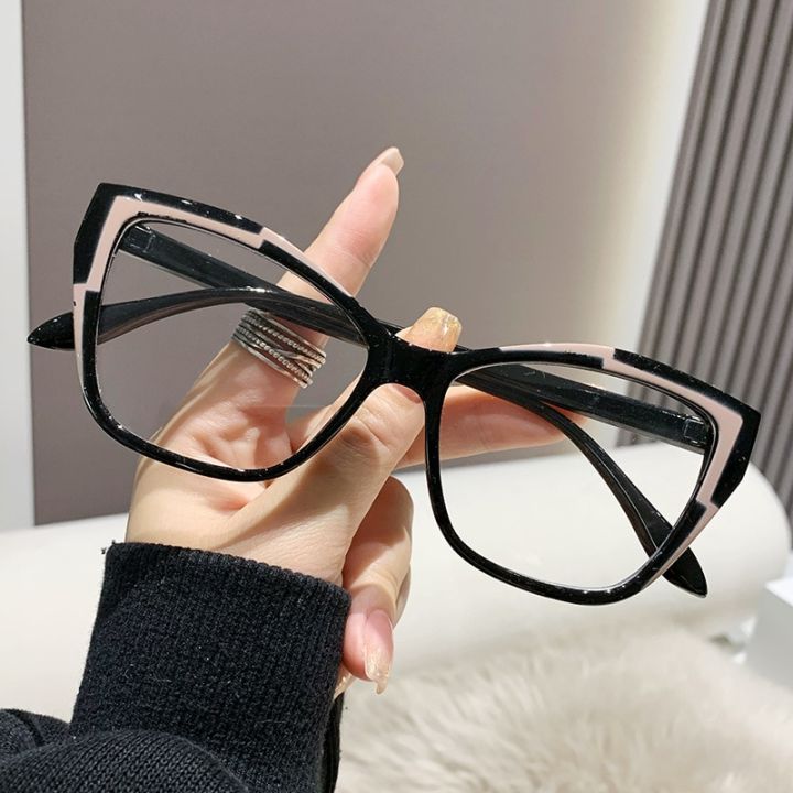 Fashion Sunglasses for Women Designer Cat Eye Transparent Optical Blue  Light Blocking Glasses Trendy Eyewear 2023