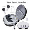 Carrying Case Portable Protection Case VR Headset Storage Bag Travel Storage Case Compatible For Meta Quest 3 VR Headset Handles. 