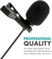 Lavalier Microphone Compatible with DJI Osmo Pocket 3, Insta360 X2 X3 Cameras - USB-C Lavalier Lapel Clip External Microphone.