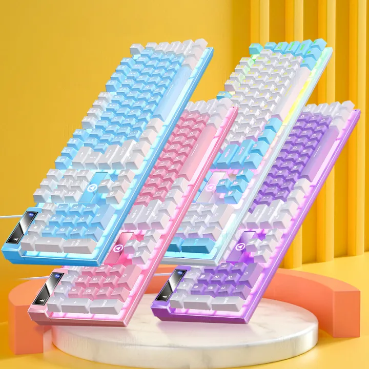 Silver%20eagle%20K500%20Game%20Wired%20Keyboard%20Color%20Matching%20Luminous%20Mechanical%20Feel%20Desktop%20Computer%20Accessories%20Cross-Border%20Private%20Model%20Wholesale%20-%20Image%204