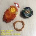 DB B-185 Bey Vanish Fafnir with F Gear Custom Orange Launcher Spinning Tops Toys for Chinldren Luhuai CVC. 