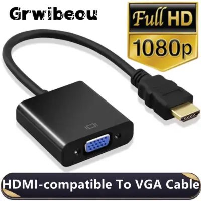 1080p HDMI Mail from PC DVD HDTV to VGA Female Video Converter Adapter Cable