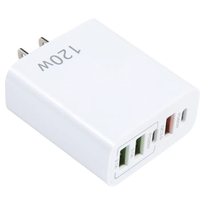 120W%20Dual%20PD%20Type-C%20+%203%20x%20USB%20Multi%20Port%20Charger,%20US%20Plug%20-%20Image%204