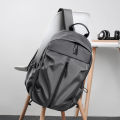 Stylish casual water-repellent backpack breathable trendy college student school bag commuter men's laptop bag.