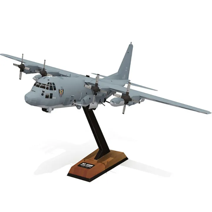 NIC%20YCG%20Buytra%20AC130%20Ghost%20Aerial%20Gunship%20Aircraft%20Paper%20Model%20Military%20Fighter%20Paper%20Model%20-%20Image%204