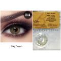 Bella Silky Green Elite contact lens with kit box B14. 