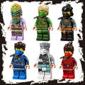 Compatible with Lego Doll Toy Ninjago Doll Toy Full Set of Fourteen Seasons Lloyd Jungle Island Kou Building Blocks Toys.