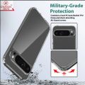 Designerz hub® Google Pixel 9 Back Cover | Protective Soft Transparent Shockproof Hybrid Protection Back Case Cover for Google Pixel 9 Back Cover.
