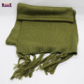 Green Winter Woolen Scarf, Soft Muffler Stylish Fashion Scarf For Men And Women.
