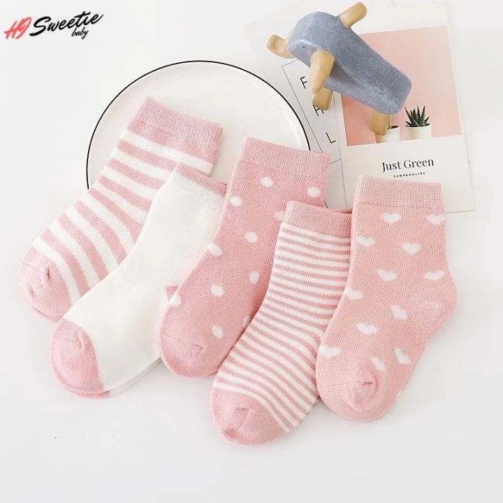 5Pairs%20Baby%20Socks%20Newborn%20Baby%20Boy%20Socks%200-1-3-7Y%20Kids%20Pure%20Cotton%20Animal%20Design%20Fadeless%20Soft%20Children's%20Socks%20for%20Girls%20-%20Image%204