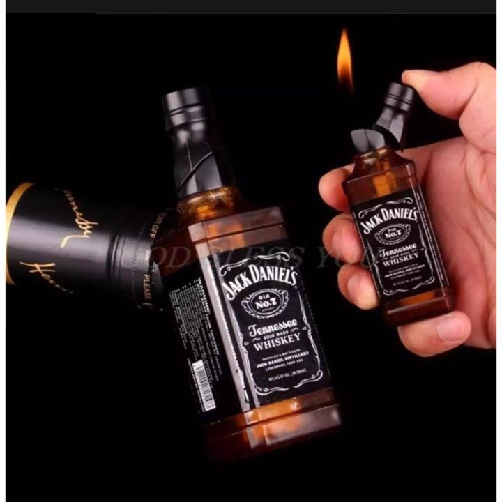 Bottle Lighter Jack Daniels Normal Flame Refillablegmas Lighter