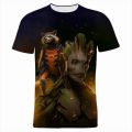 Marvel Cartoon Anime Groot Boy Girl T-shirts Summer 3D Print Fashion Women Tee Tops Streetwear Men's Oversized T Shirts. 