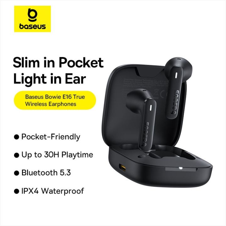 BASEUS%20BOWIE%20E16%20Bluetooth%205.3%20IPX4%20Waterproof%2013mm%20Driver%20True%20Wireless%20Earbuds%20-%20Image%205
