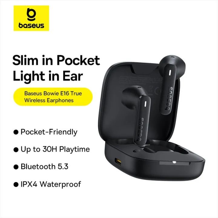 BASEUS%20BOWIE%20E16%20Bluetooth%205.3%20IPX4%20Waterproof%2013mm%20Driver%20True%20Wireless%20Earbuds%20-%20Image%205