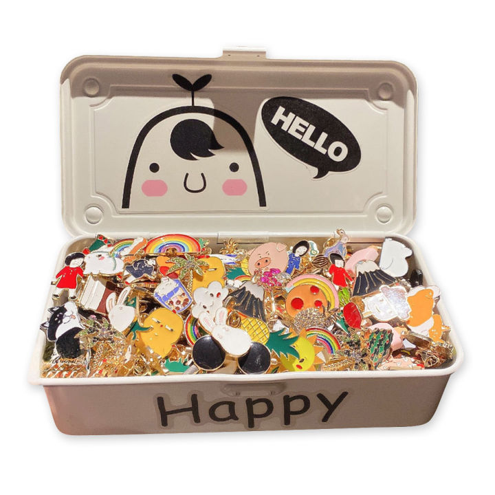 Cute Animal Enamel Brooch Zinc Alloy Lapel Pin for Bags Jackets and ...