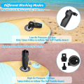 Portable Electric Air Pump for Inflatables, 20PSI Rechargeable Air Pump for Air Mattress Beds, Boats, Pool Floats. 