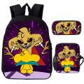 Kawaii Cartoon Mikecrack Backpacks Anime Compadretes Schoolbag Children Bookbag 3Pcs/Set Students School Bag Los Compas Mochila.
