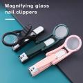 Nail Cutter with Magnifying Glass. 