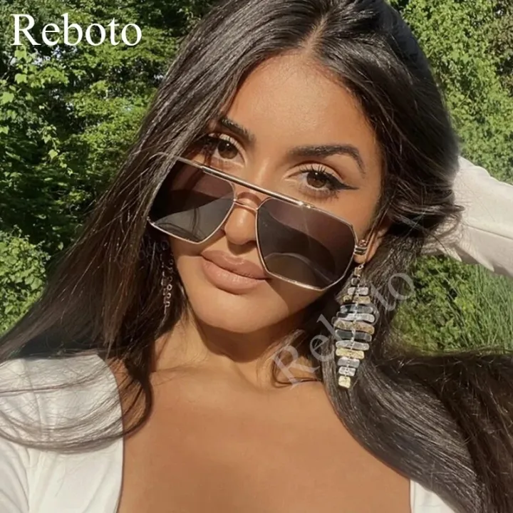High%20Quality%20Square%20Polarized%20Sunglasses%20For%20Women%20Retro%20Oversized%20Double%20Bridge%20Sun%20Glasses%20Men%20Luxury%20Big%20Metal%20Goggle%20Shades%20-%20Image%203