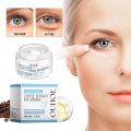 Caffeine eye cream reduces fine lines, moisturizes and repairs eye bags, tightens and moisturizes the skin around the eyes.