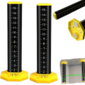 Ceiling and Floor Tile Height Ruler,Double-Sided Scale.