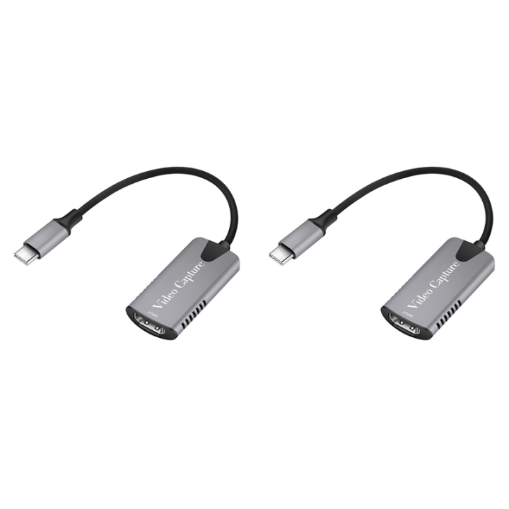 2X 4K1080P 60Hz Video Capture Card -Compatible to Type C Video Capture ...