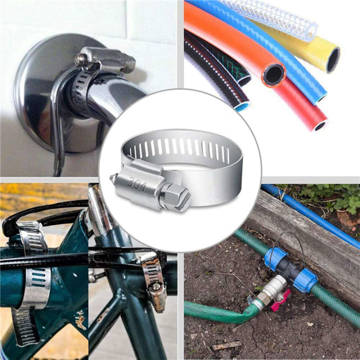 ZOROOM%20120-Piece%20Hose%20Clamp%20Set,%208-38%20mm%20Pipe%20Clamps%20Made%20of%20201%20Stainless%20Steel,%207%20Sizes%20Hose%20Clamps,%20Hose%20Ties,%20for%20Pipes%20-%20Image%203