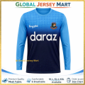 Bangladesh Cricket Board (BCB) Training/Jersey – Daraz Sponsor Print – Full Sleeve Sports Fan Jersey – Blue Gradient Team Shirt. 