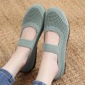 Old Beijing Cloth Shoes Women Shoes for the Old Middle-Aged and Elderly Mom Shoes Shoes Women Summer Old Sandals Women Soft Bottom Cutout.