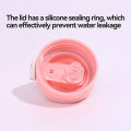 700ml Sports water Bottle High Temperature Resistant Graduated Straw Cup Rainbow Frosted Progressive Color Water Cup Plastic Cup. 
