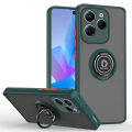 Matte Clear Hard PC Armor Case For Infinix Hot40 Hote 40 Pro 4G Magnetic Ring Stand Cover Capas In Finix Hot40pro Hot 40Pro 4G. 